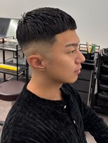 エルマーク 京都駅前(L-MARK)&nbsp;スキンフェード/短髪/バーバー/アップバング/ツーブロック