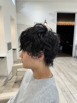 ロンド ラマ 岐阜(Lond bla-ma) マッシュウルフ×シャドウパーマ【Lond伊藤メンズ】