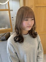 スリーオオテマエ(three. Otemae)&nbsp;ベージュ×ダークブラウン