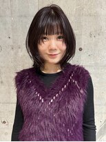 モアバイクリップス 湘南台(moa by clips) ダークピンク×顔まわりレイヤー
