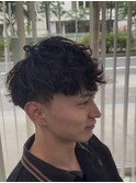 MEN’S HAIR/波巻ツイストスパイラル/フェザーパーマ/千葉