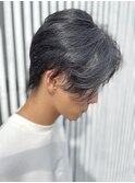 メンズセンターパート