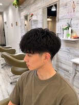 フゥカ 売市店(fuka)&nbsp;青森 八戸 メンズパーマ×マッシュ 20代 30代 40代 50代