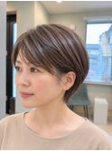 ショートボブ【eon】#大人ショート#白髪#ボブ