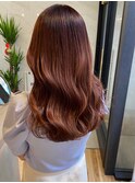 ブリーチ無し大人可愛いカラー＊ピンクベージュ