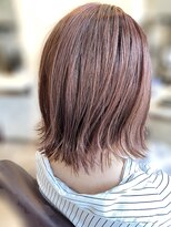 ヘアーエポック(hair epoque)&nbsp;透明感カラー★ダブルカラーブリーチピンクブラウン