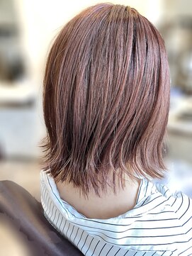 ヘアーエポック(hair epoque) 透明感カラー★ダブルカラーブリーチピンクブラウン
