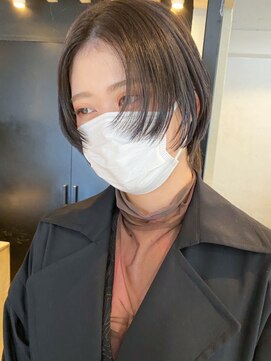 アイティーバイアルバム 下北沢店(IT by ALBUM) ウルフショート_アースカラーくびれヘアツートンカラー_ba362771