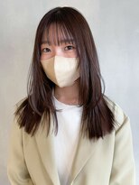 アイティーバイアルバム 藤沢店(IT by ALBUM)&nbsp;レイヤーロング_外ハネボブセクションカラー_ba388011