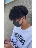 滋賀、南草津、メンズ美容室、波巻きツイストスパイラルパーマ