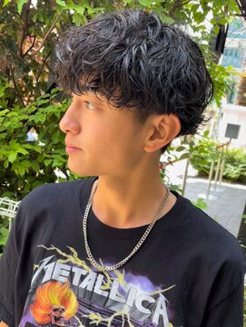 ローウェ バイ フィフス 立川メンズサロン(Louwe by fifth) メンズマッシュパーマニュアンスパーマスパイラルパーマ刈り上げ