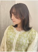 【 YOKE 】ミディアム顔まわりレイヤー小顔大人かわいい韓国