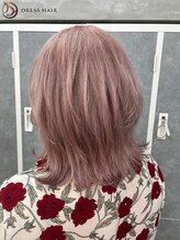 ドレスヘアーガーデン(DRESS HAIR GARDEN) white pink