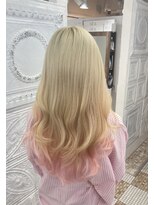 ハイエクステンション 京都駅前店(Hi-Extension) ブロンド×ピンク▼miho043