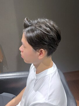 ビーダンディー(Bee dandy) ビジネスフォーマル ツーブロックショート 七三オールバック