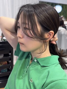 ビューブルー 亀戸錦糸町(VIEW BLUE) ◎美髪カールグレージュエアリーロングセミディ似合わせ前髪