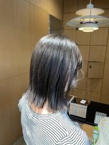 オーガニック ライフ 若葉 鶴ヶ島(organic+life) 大人可愛い切りっぱなしひし形ボブ