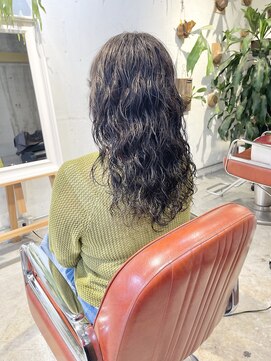 コンビネーション(combination) ブリーチパーマ ブリーチ履歴のある髪へのパーマスタイル