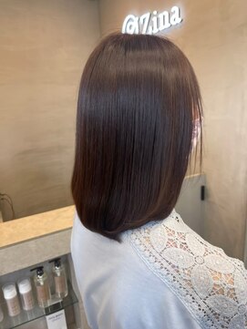 ジーナ 船橋(Zina) 髪質改善*ロングレイヤーグレーベージュ*美髪【Zina船橋】