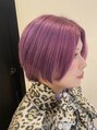ユーカナヤマ(u Kanayama) ショートボブスタイル☆パープルアッシュ