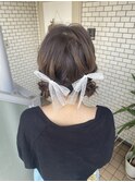 ツインヘア　ツインアレンジ　お団子　三つ編み