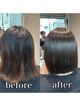 ルミス 銀座(Lumis) ストレートスタイル/艶髪/髪質改善/縮毛矯正/銀座/東銀座