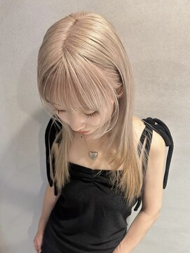 ペレ 梅田(PELE) 前髪/アンブレラカラー/こなれミディ/イメチェン/ウェーブパーマ