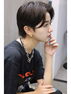 エトラ 渋谷店(etora) ショートカット×ひし形ショートボブ×前髪あり20代30代40代