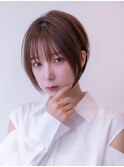 20代30代大人かわいい前下がりショートボブ大人美人ショートヘア