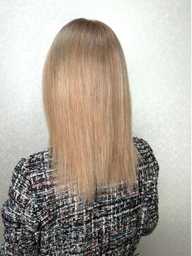 美容室 ハルミ ヘア リゾート 川口店(Harumi Hair Resort) 前髪/アンブレラカラー/こなれミディ/イメチェン/ウェーブパーマ