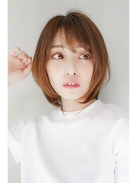 ギークス(GEEKS) 【GEEKS渋谷】ボブウルフ/小顔/レイヤー/ベージュ/ブリーチなし