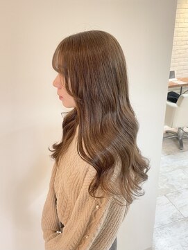 シュガー ヘアアンドネイル 仙台(SUGAR) ブリーチなしミルクティーベージュ