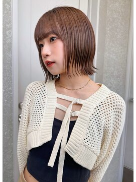 ロンドアリシア 金山(Lond Alexia) イヤリングカラー 縮毛矯正 韓国風 ダブルカラー 髪質改善5420