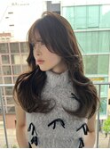 ゆる巻きロング×ダイヤモンドプルエクステ