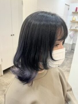 シアアルン 新小岩店(SHEER alun) ミディアムレイヤー/パープル