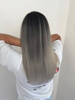 ウル(ulu)&nbsp;バレイヤージュ　ケアブリーチ　ベージュ　グレージュ　ブラウン