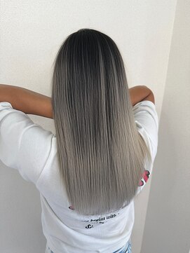 ウル(ulu) バレイヤージュ ケアブリーチ ベージュ グレージュ ブラウン