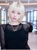 髪質改善/デザインカラー/レイヤーカット/オリーブベージュ