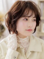 カバーヘア ブリス 上尾西口店(COVER HAIR bliss)&nbsp;大人ガーリーふわくしゅエアリーボブディTd1上尾20代30代40代