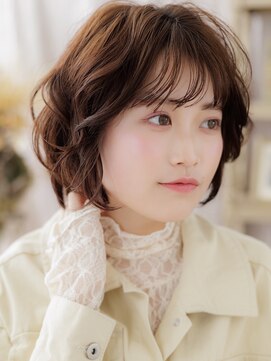 カバーヘア ブリス 上尾西口店(COVER HAIR bliss) 大人ガーリーふわくしゅエアリーボブディTd1上尾20代30代40代