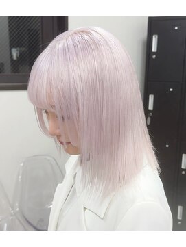 メル 表参道(Mel) ツヤ髪ホワイトカラーハイトーンブリーチ