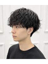 エテバイリリア メンズサロン 堺市駅前店(ete by LILIA.)&nbsp;波巻きパーマ/メンズパーマ/マッシュヘア