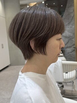 ソワネ 表参道(soigne) 表参道白髪ぼかしハイライト髪質改善カラーアッシュグレー40代