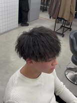 テンション(tension)&nbsp;メンズカットシャドウパーマニュアンスパーマ眉毛カット札幌大通
