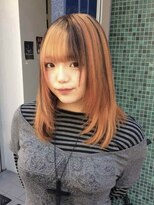 オルン(ORGN.) ソフトなオレンジカラー&デザイン オレンジ 黒デザイン