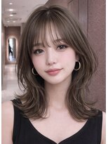 サロウィン 倉敷店(SALOWIN)&nbsp;ふんわりミディアムレイヤー12/髪質改善/縮毛矯正/レイヤー/ボブ