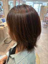 エヌアンドエー せんげん台店(N&A)&nbsp;外ハネレイヤー×くびれシルエットミディアムウルフ