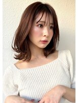 カバーヘア ブリス 志木南口駅前店(COVER HAIR bliss)&nbsp;ミディアム/顔周りレイヤー/シースルー/大人くびれヘアp志木