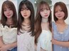 カット+シャンプー+マイクロバブル ¥4000