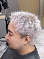 オムセラ 札幌(HOMME SERA)&nbsp;【HIROTO】ホワイト×スパイキーショート